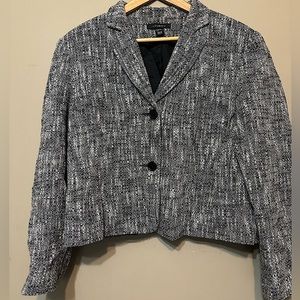 LOUBEN Linen Cotton Tweed-Look Blazer